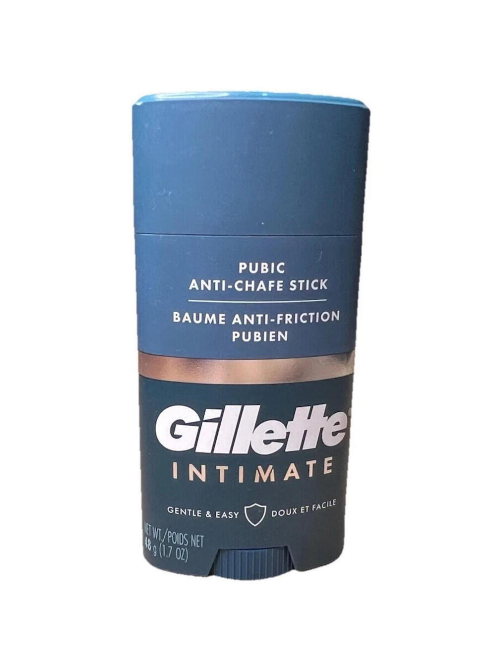 Gillette Intimate Pubic Anti-chafe Stick, Reduces Rubbing and Irritation, 1.7 oz